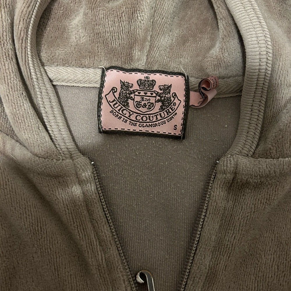 Juicy Couture Taupe Zip-Up Jacket - Picture 2 of 2